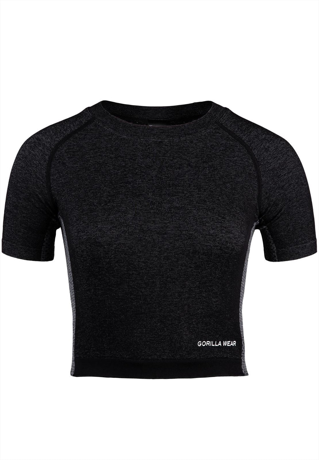 Selah Seamless Crop Top - Black