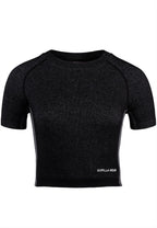 Selah Seamless Crop Top - Black