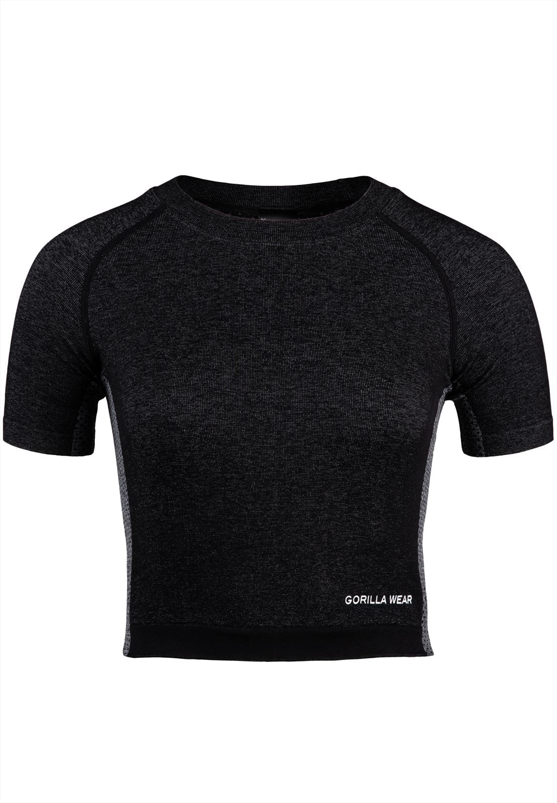 Selah Seamless Crop Top - Black