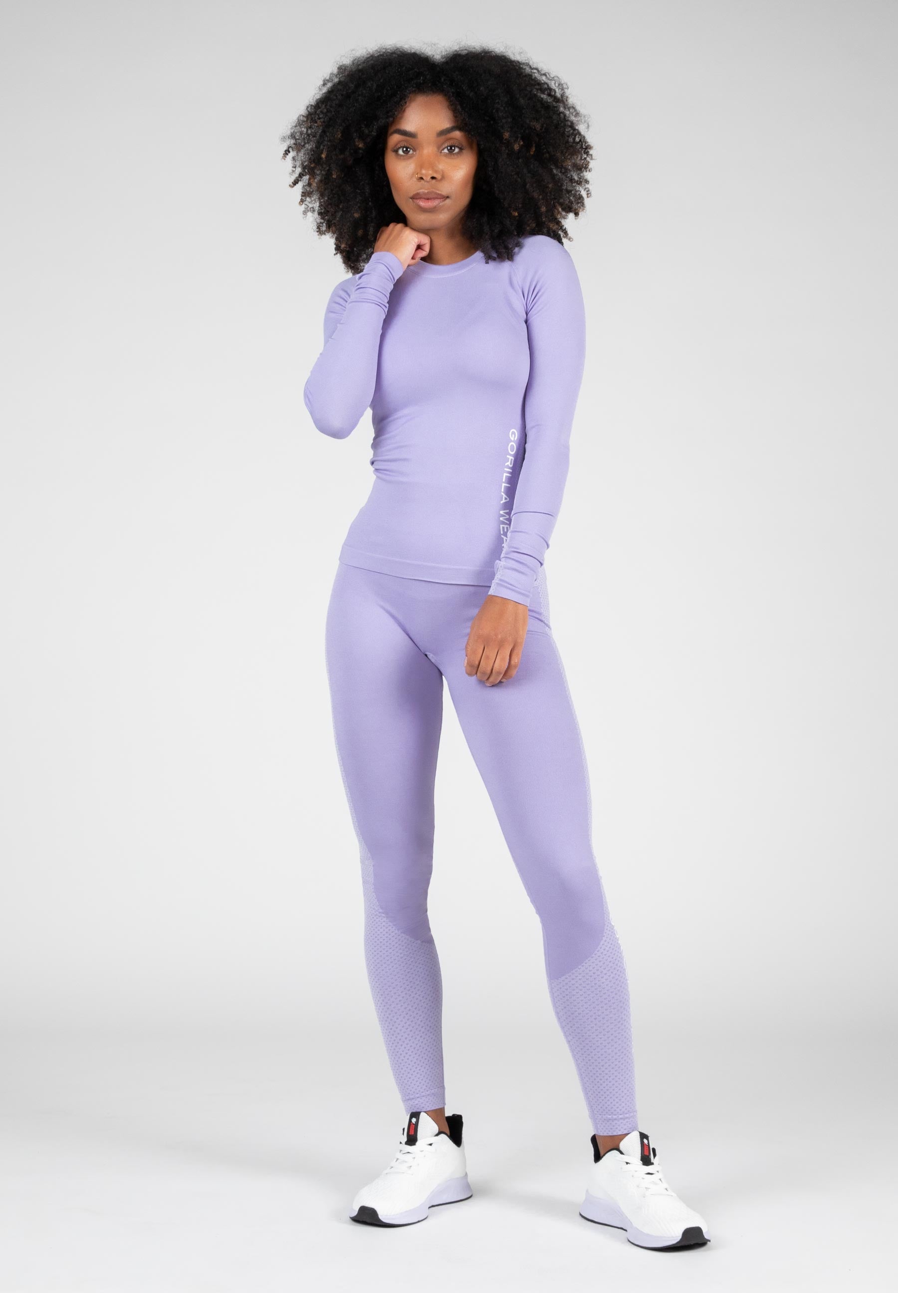 Gorilla Wear Selah Seamless Long Sleeve - Lila