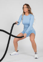 Selah Seamless Shorts - Light Blue
