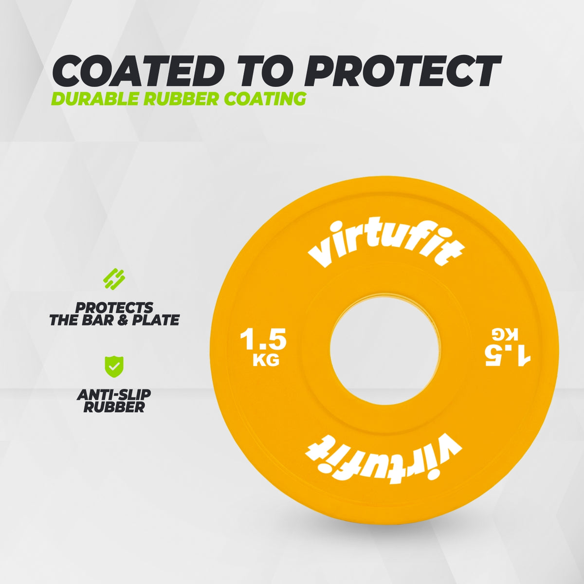VirtuFit Olympische Fractional Plate - Halterschijf - Bumper Plate - 1.5 kg
