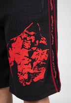 Buffalo Old School Workout Shorts - Black/Red