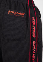 Buffalo Old School Workout Shorts - Black/Red