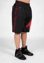 Buffalo Old School Workout Shorts - Black/Red