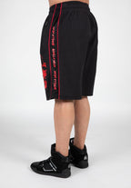 Buffalo Old School Workout Shorts - Black/Red