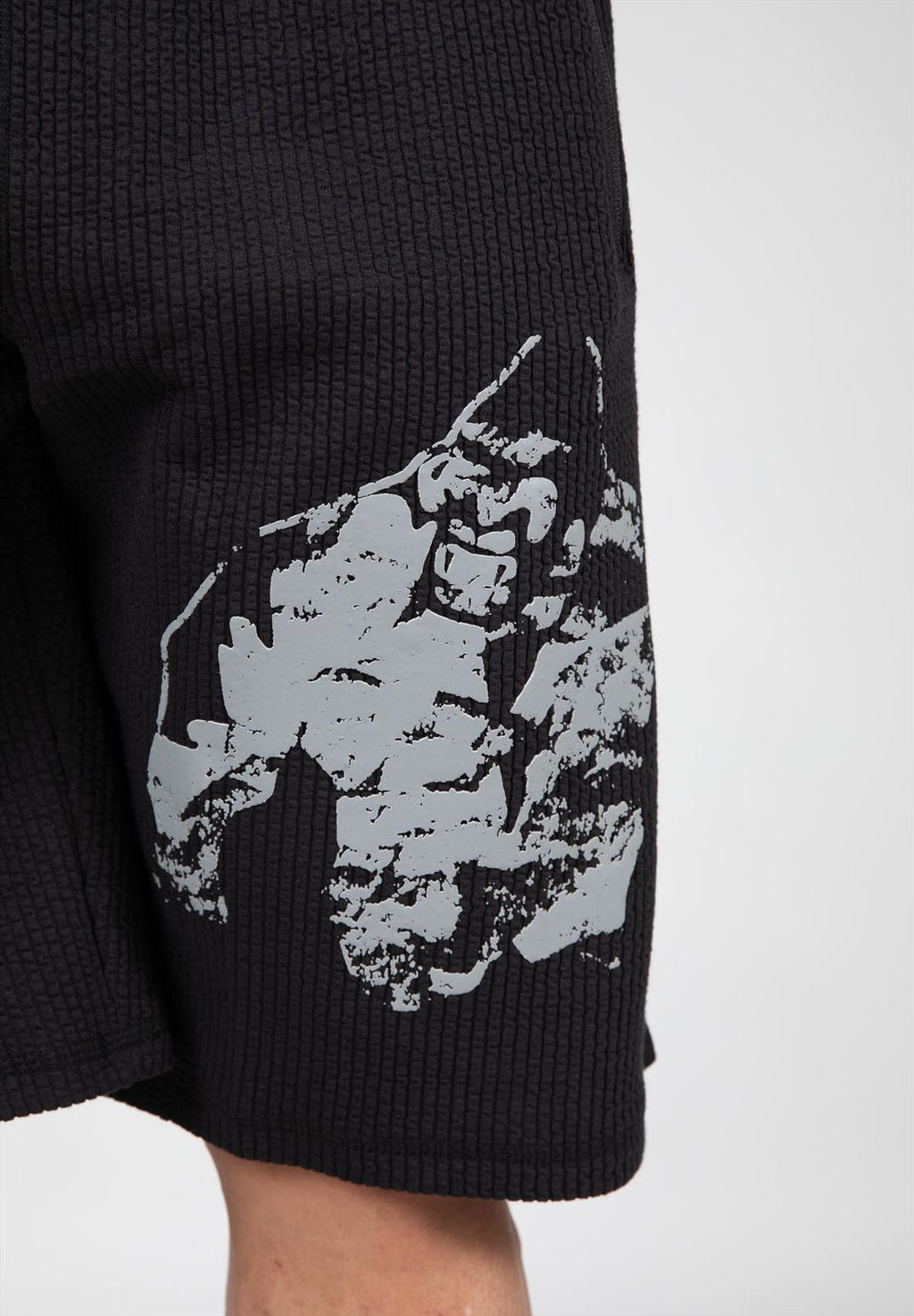 Buffalo Old School Workout Shorts - Black/Gray