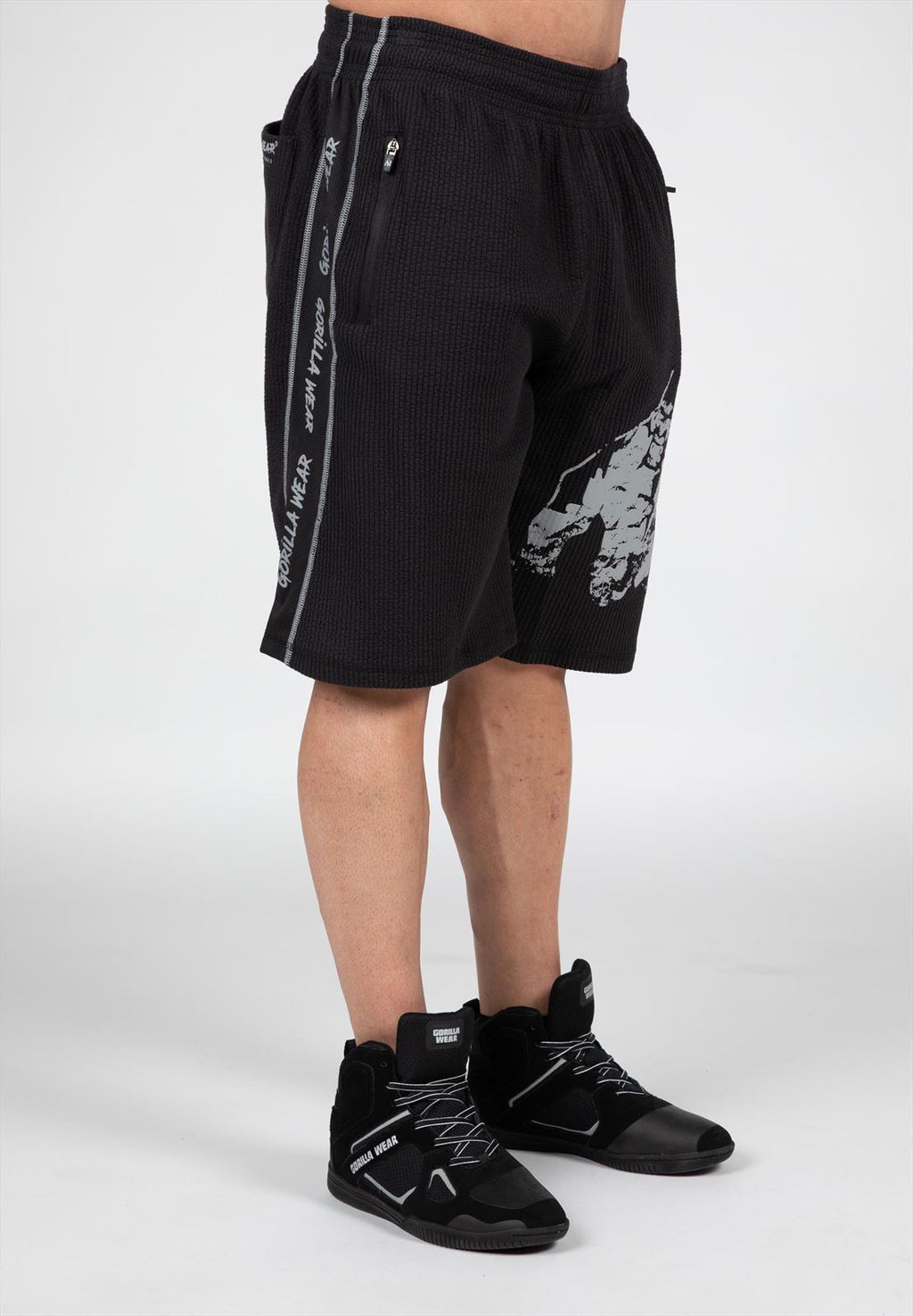 Buffalo Old School Workout Shorts - Black/Gray
