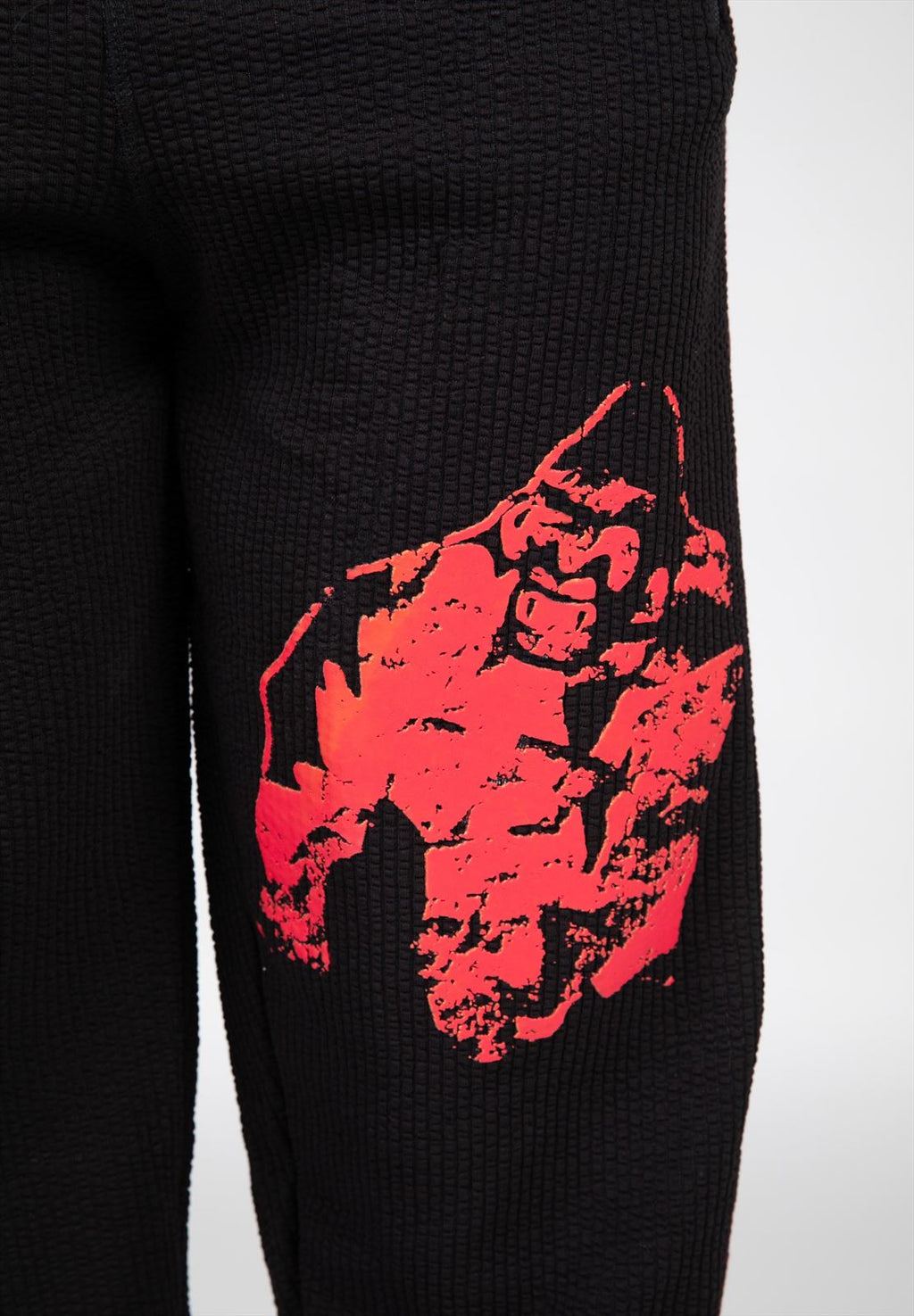 Buffalo Old School Workout Pants - Black/Red