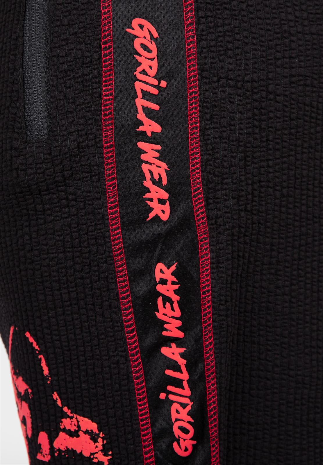 Buffalo Old School Workout Pants - Black/Red