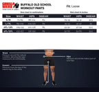 Buffalo Old School Workout Pants - Black/Red