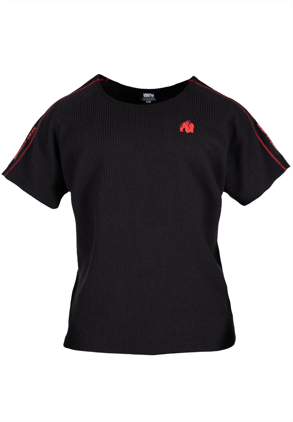 Buffalo Old School Workout Top - Black/Red