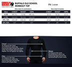 Buffalo Old School Workout Top - Black/Red