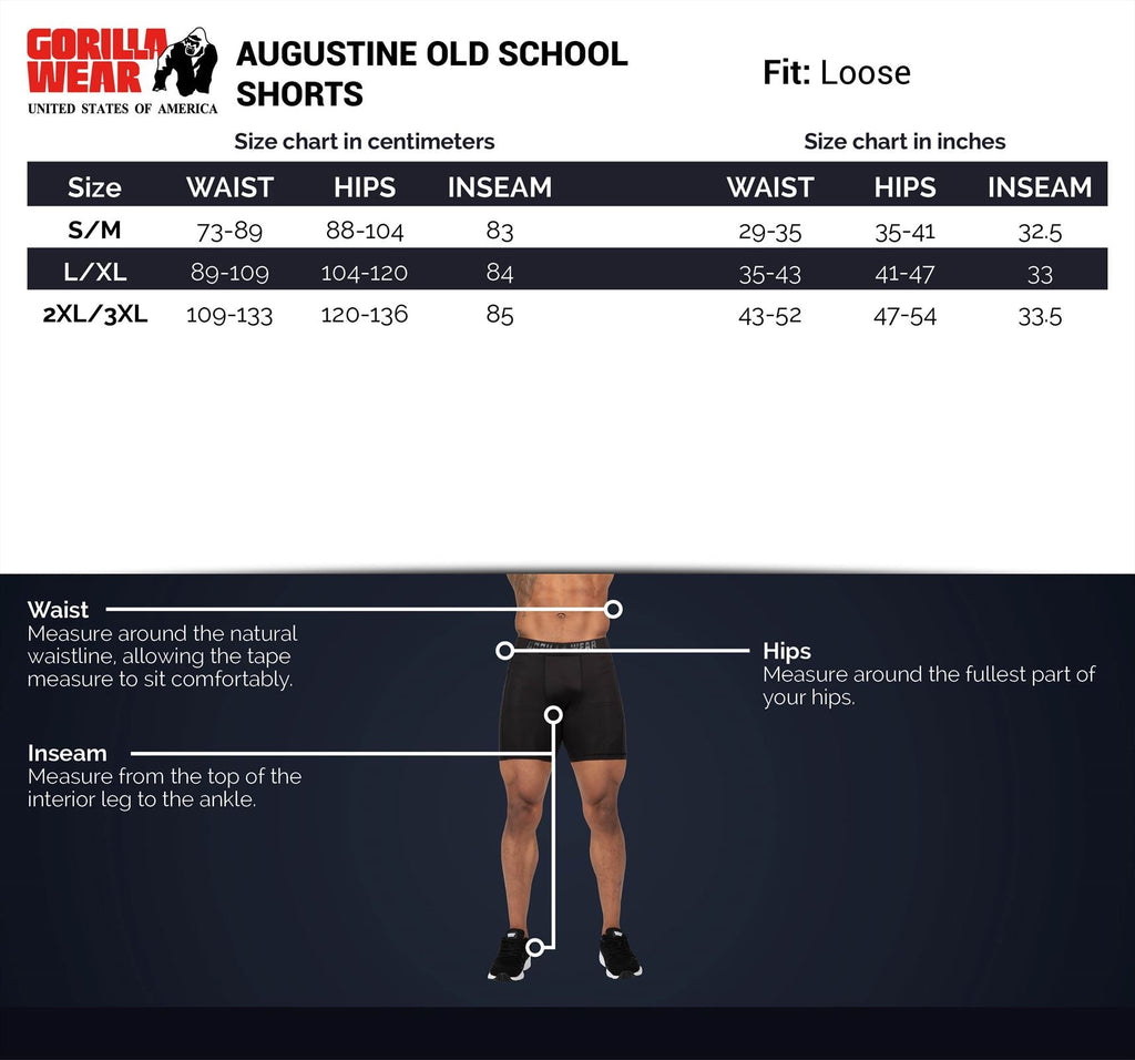 Augustine Old School Shorts - Gray