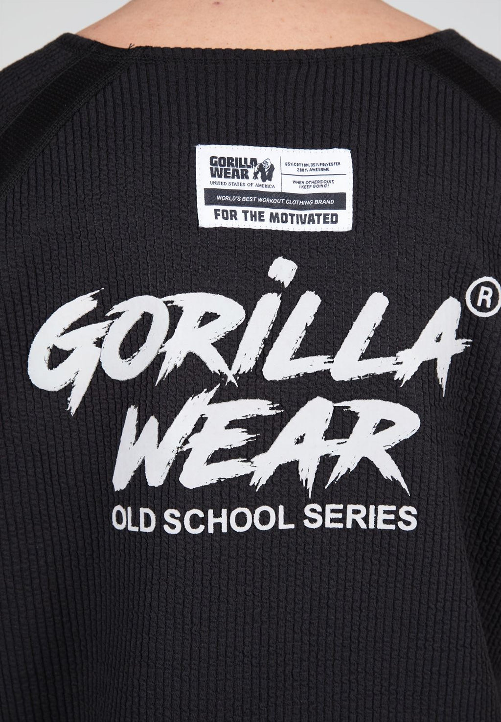 Augustine Old School Workout Top - Black
