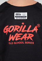 Augustine Old School Workout Top - Black/Red
