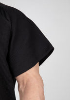 Augustine Old School Workout Top - Black/Red