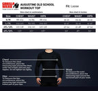 Augustine Old School Workout Top - Black/Red