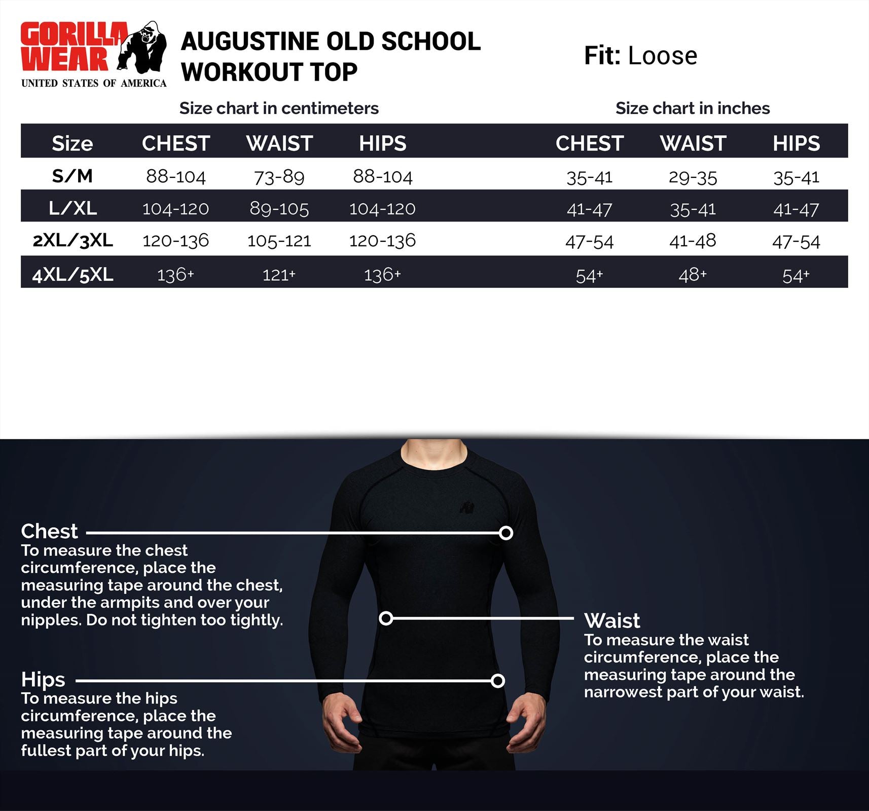 Augustine Old School Workout Top - Black/Red