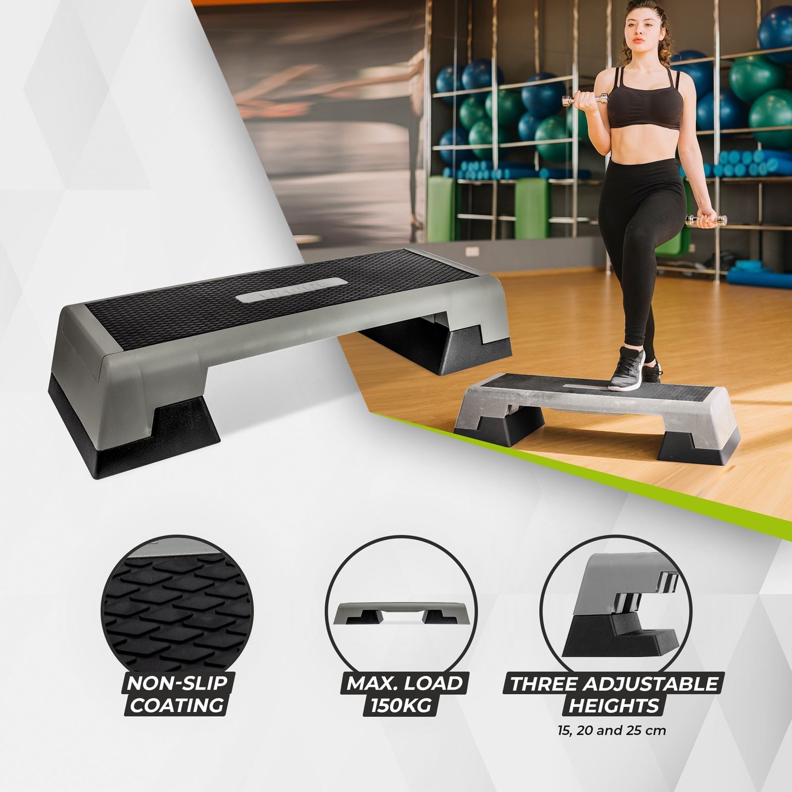 VirtuFit Adjustable Aerobic Step Pro
