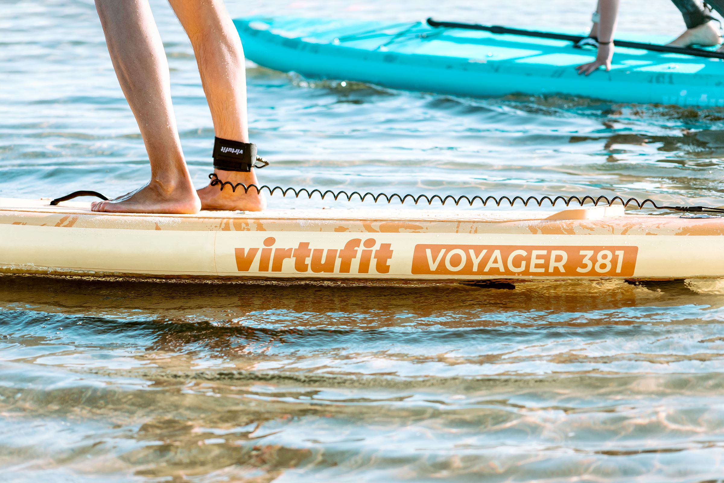 Virtufit Supboard Voyager 381 - Turquoise - Includes accessories and carry bag