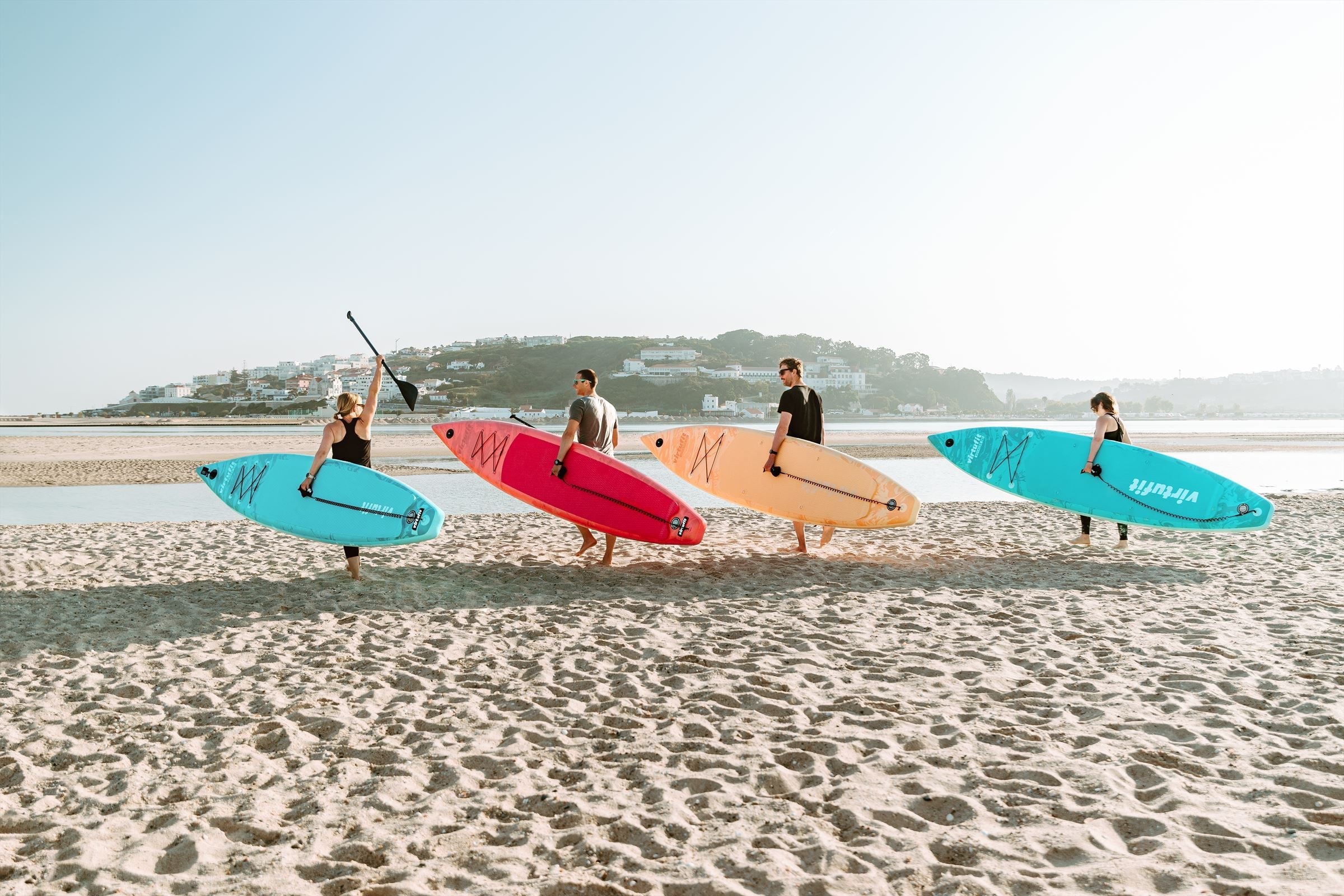 Virtufit Supboard Racer 381 - Rood - Inclusief accessoires en draagtas