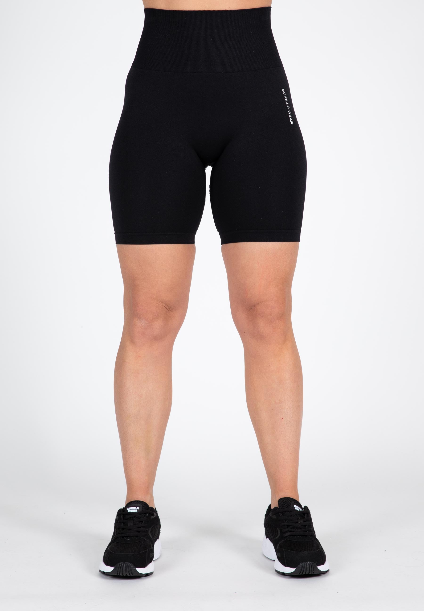 Gorilla Wear Quincy Seamless Cycling Shorts - Black