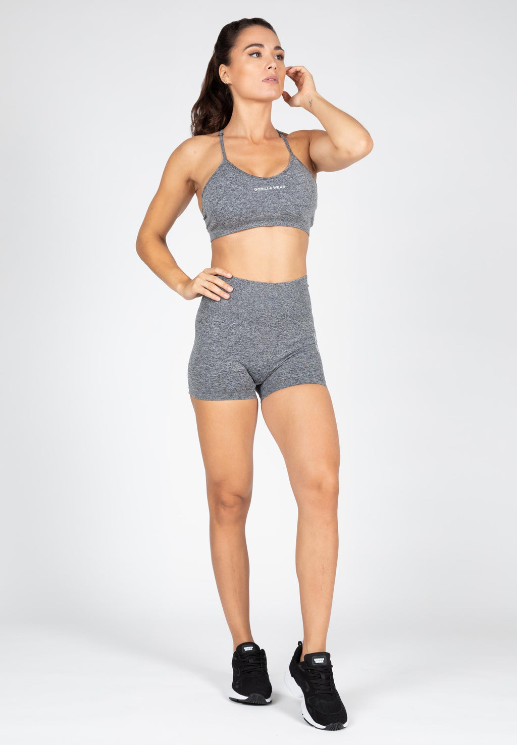 Gorilla Wear Quincy Seamless Shorts - Grey