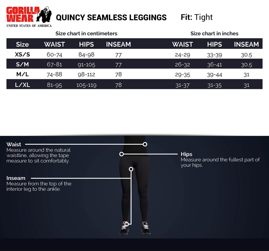 Gorilla Wear Quincy Seamless Legging - Grey