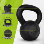 VirtuFit Kettlebell Pro - Cast Iron - 8 kg