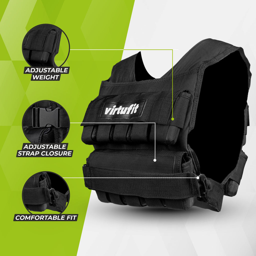VirtuFit Adjustable Weigth Vest Pro - 20 kg