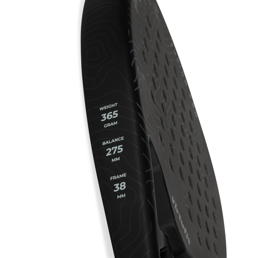 VirtuFit Fusion Pro Padel Racket - Black- Grey