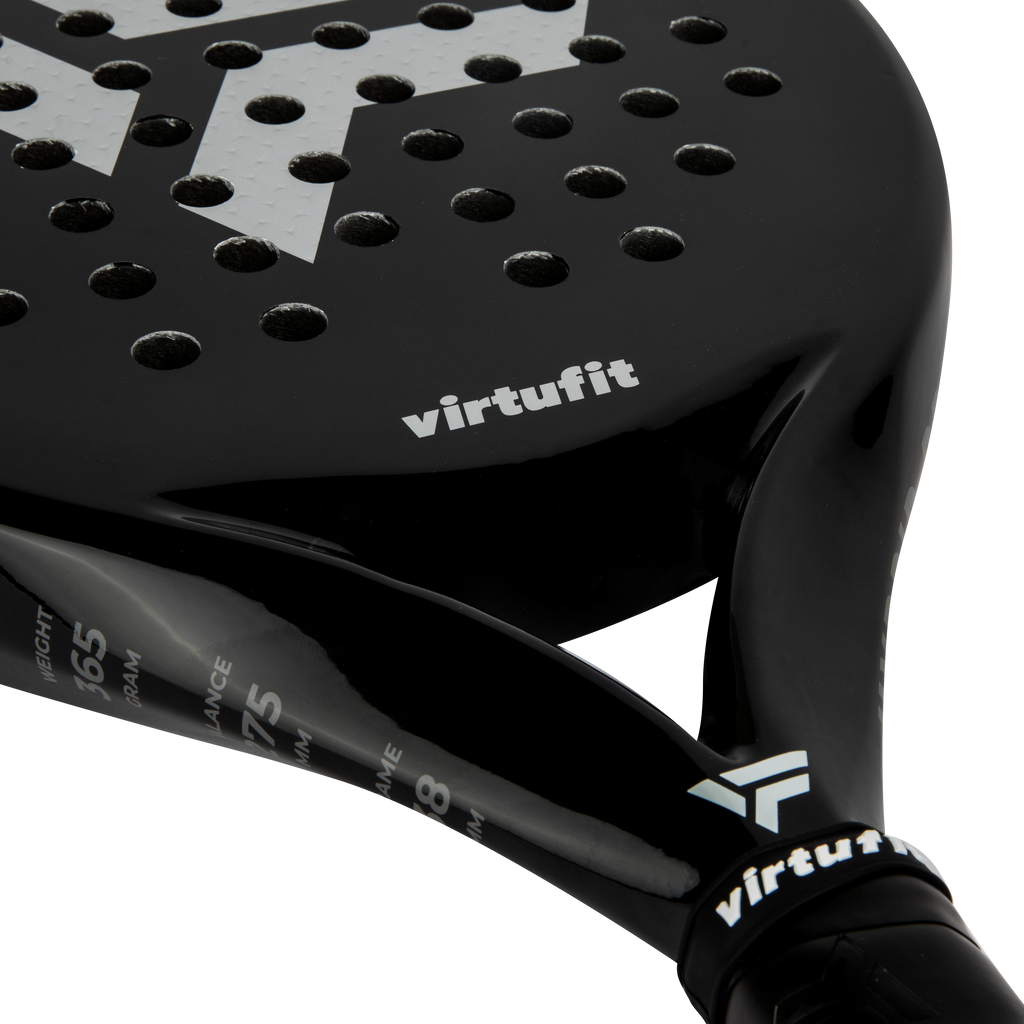 VirtuFit Hybrid Padel Racket - Black - Silver
