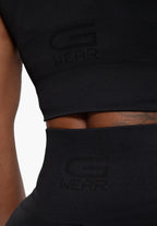 Gorilla Wear Olivia Seamless Crop Top - Black