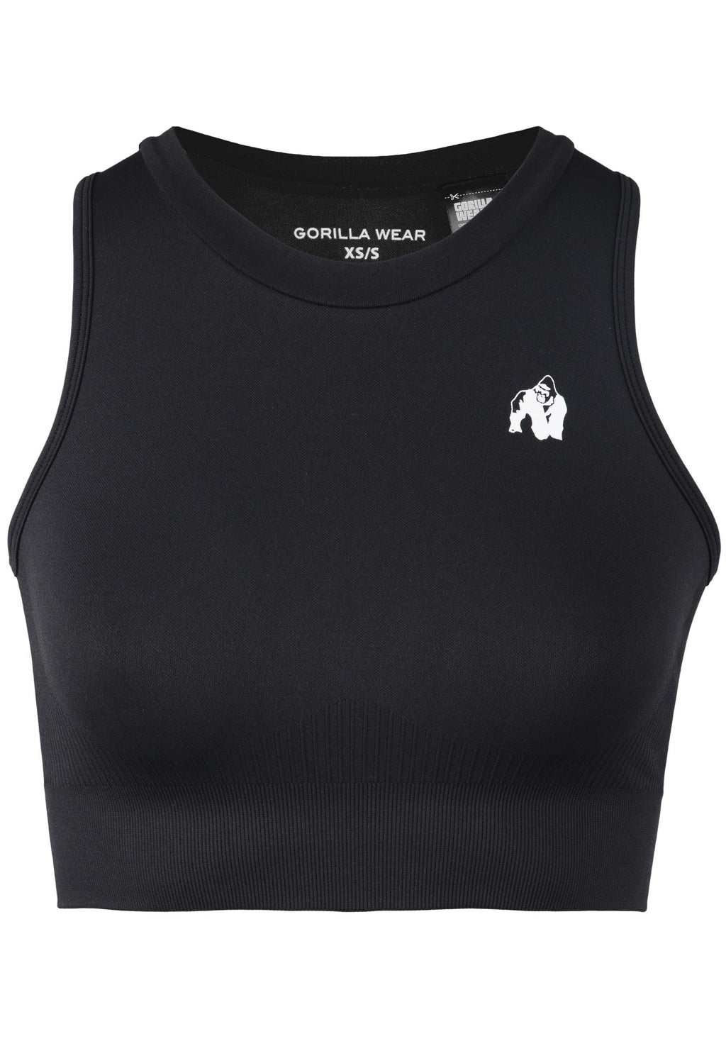 Gorilla Wear Olivia Seamless Crop Top - Black