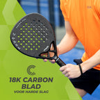 VirtuFit Fusion Pro Padel Racket - Black- Grey