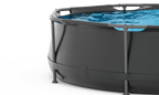 VirtuFit Round Pool - Ø305 x 76 cm - Anthracite - Including Filter Pump