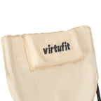 VirtuFit Campingstoel opvouwbaar met voetsteun - Strandstoel  - Beige