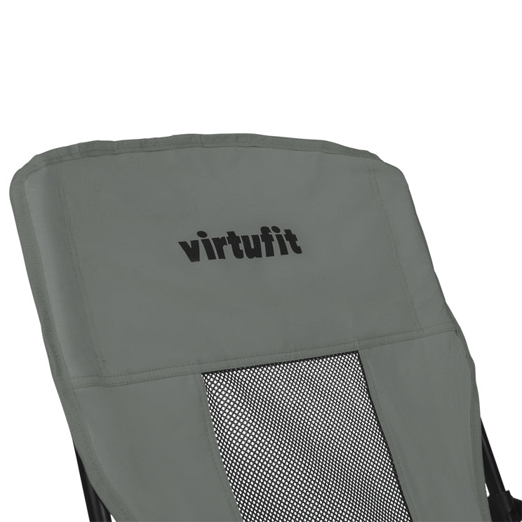 VirtuFit Foldable Beach Chair - Grey