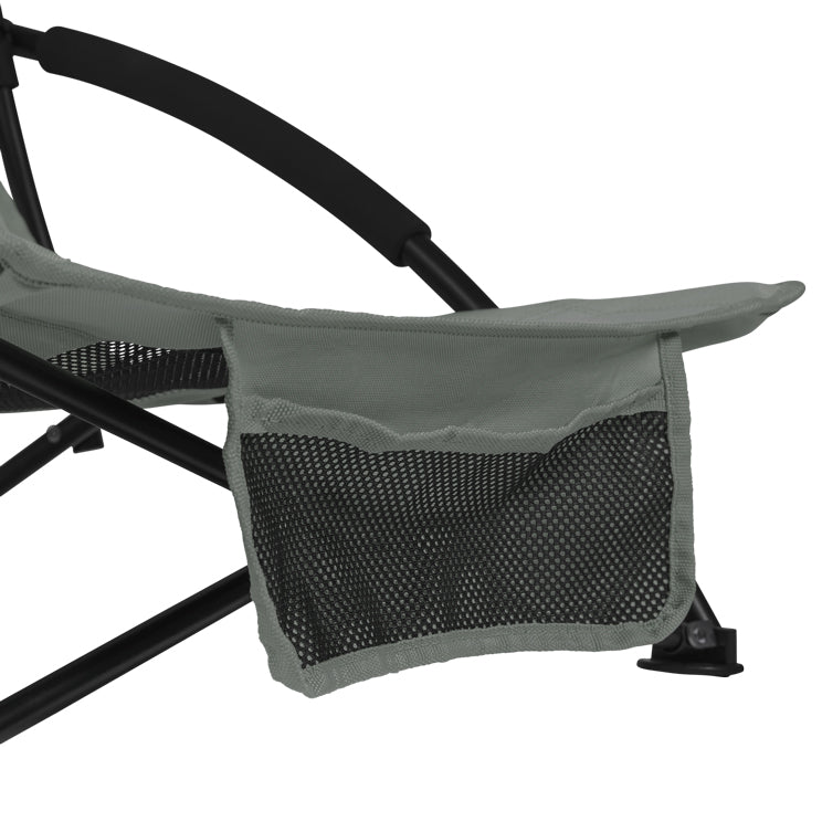VirtuFit Foldable Beach Chair - Grey