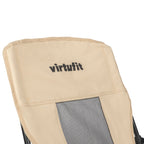 VirtuFit Foldable Beach Chair - Beige
