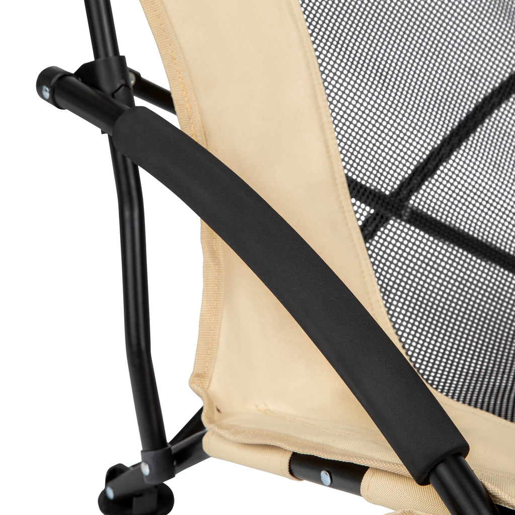 VirtuFit Foldable Beach Chair - Beige