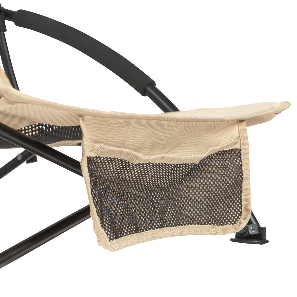 VirtuFit Foldable Beach Chair - Beige