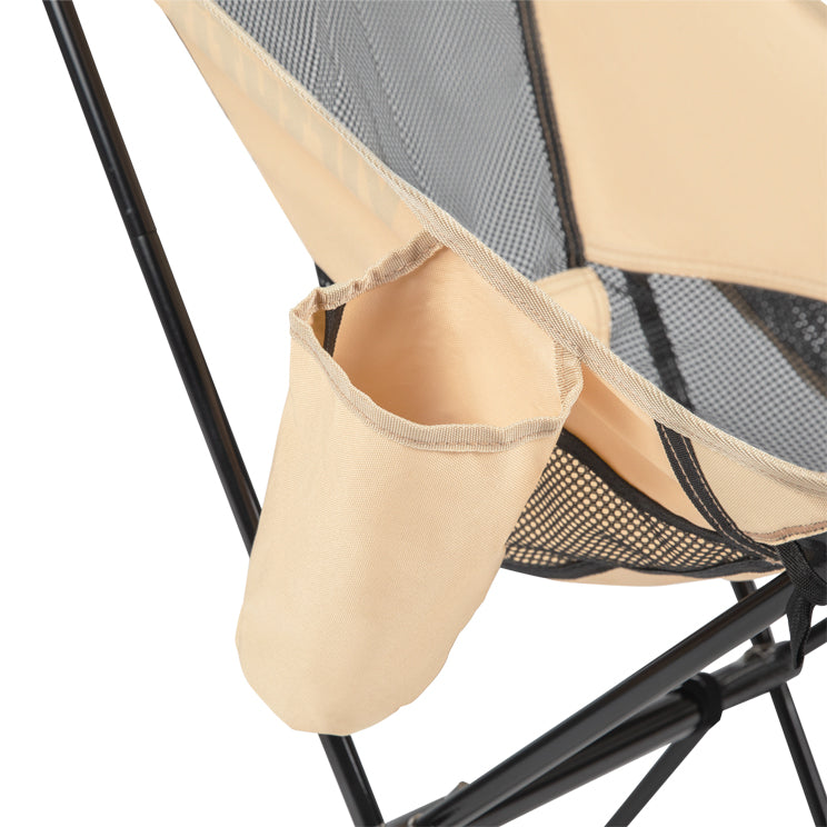 VirtuFit Camping Chair Compact - Beachchair - Beige