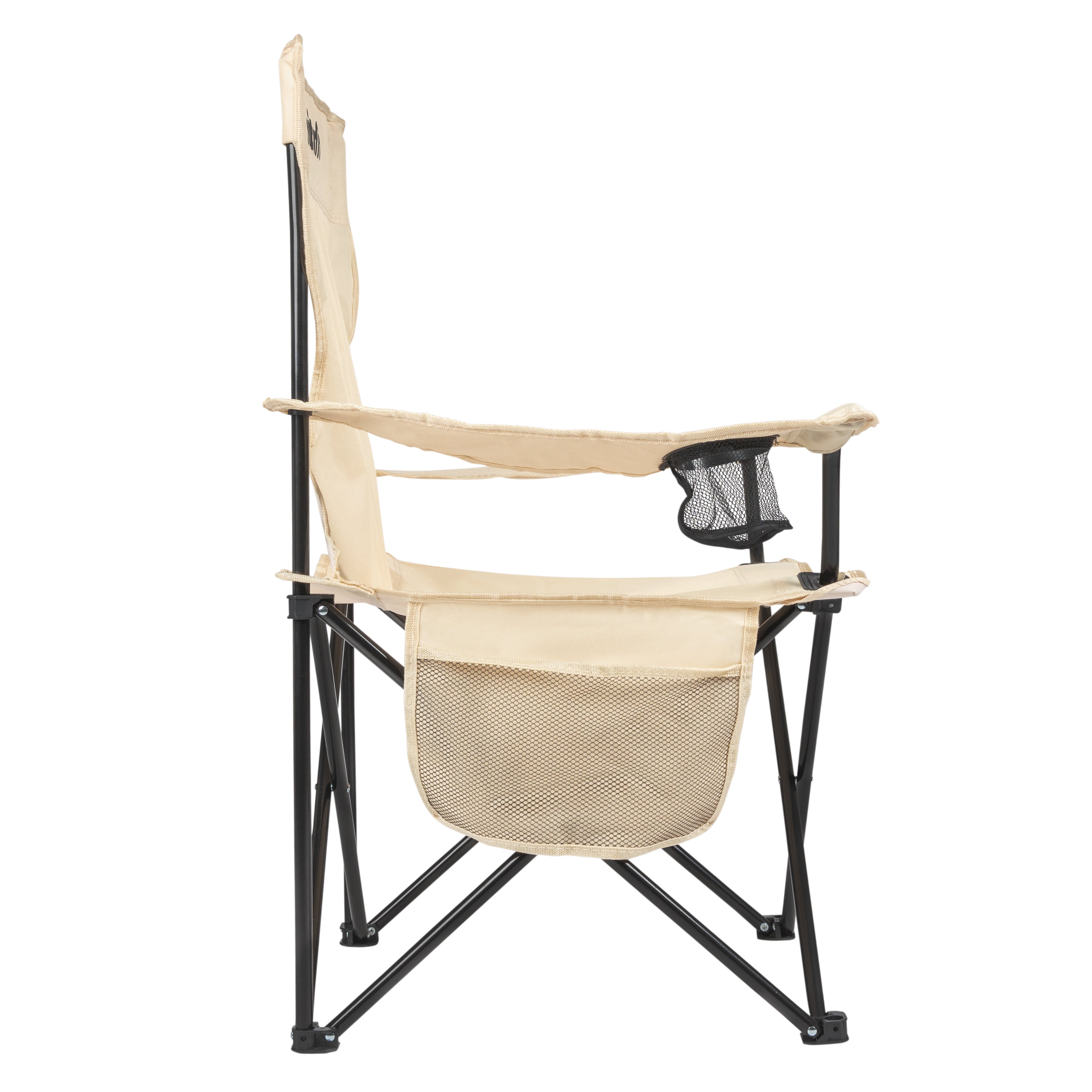 VirtuFit Foldable Camping Chair - Beige