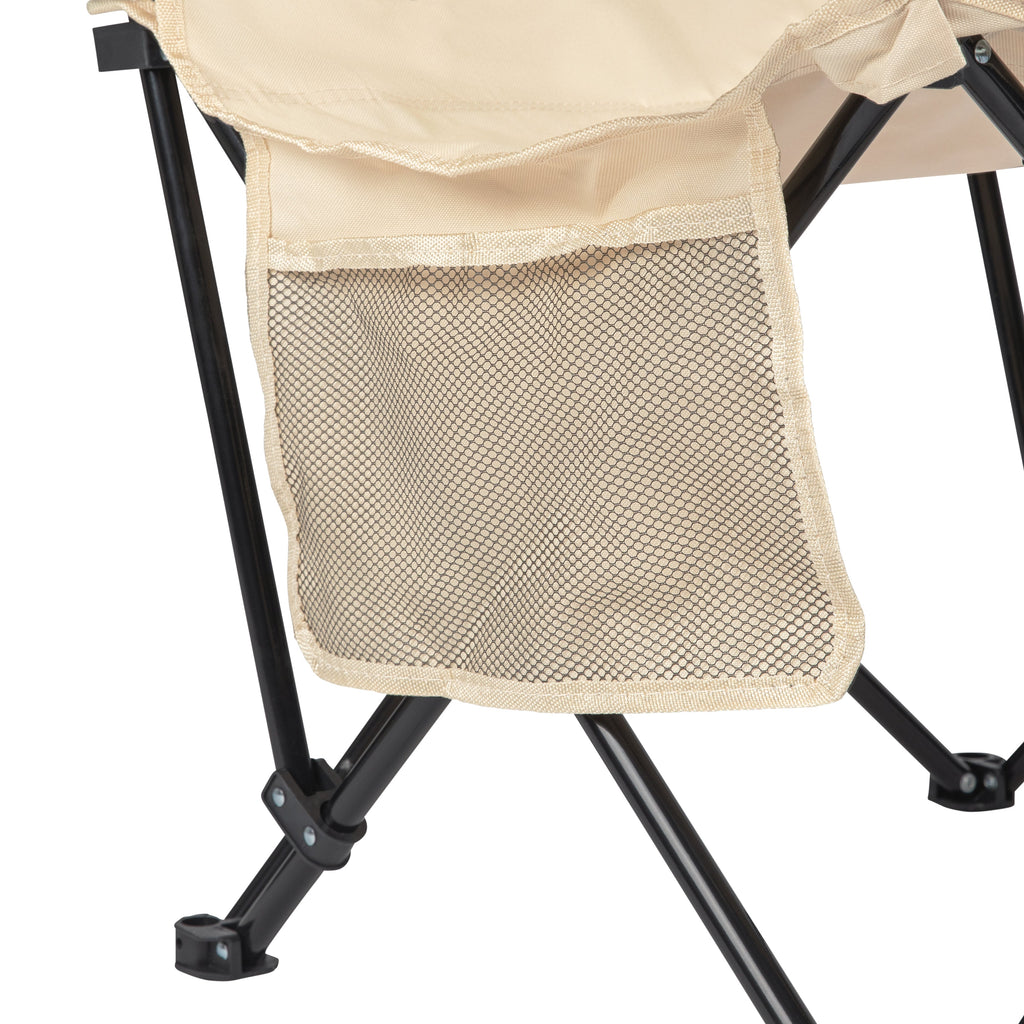 VirtuFit Foldable Camping Chair - Beige