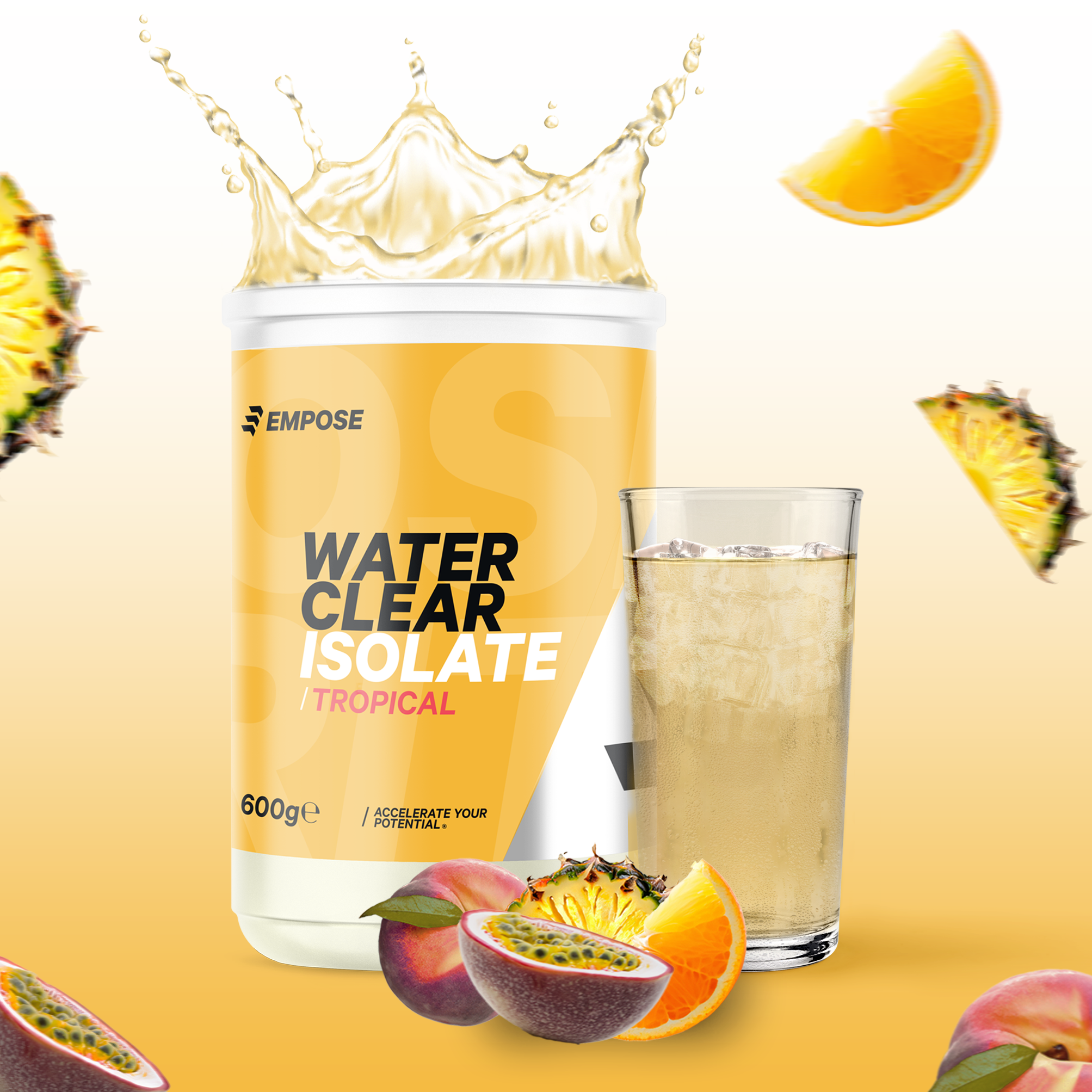Empose Nutrition Water Clear Isolate - Protein Lemonade - 600 gr - Tropical