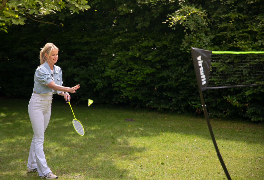 VirtuFit 2-in-1 Portable Badminton and Tennis set