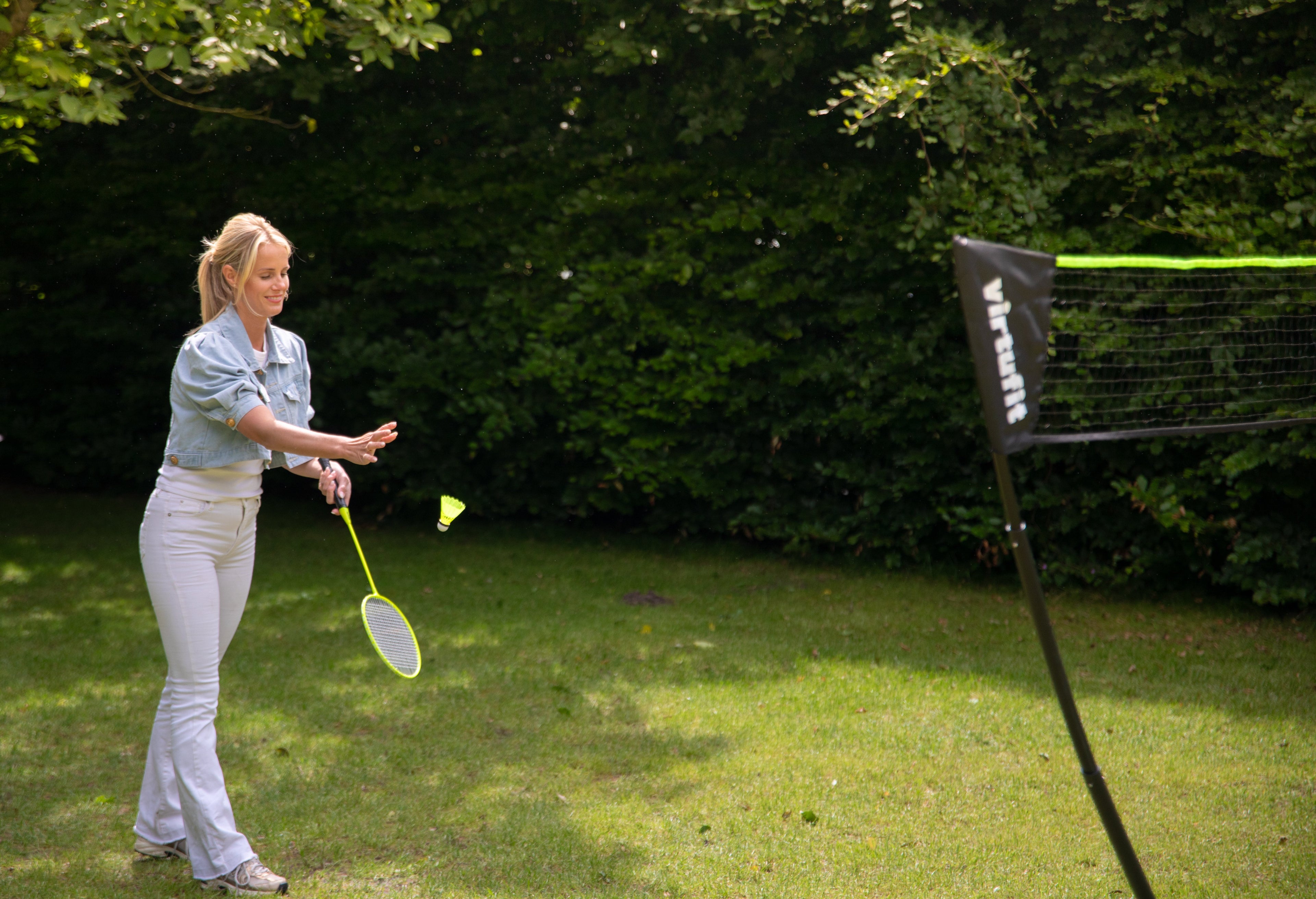 VirtuFit 2-in-1 Portable Badminton and Tennis set
