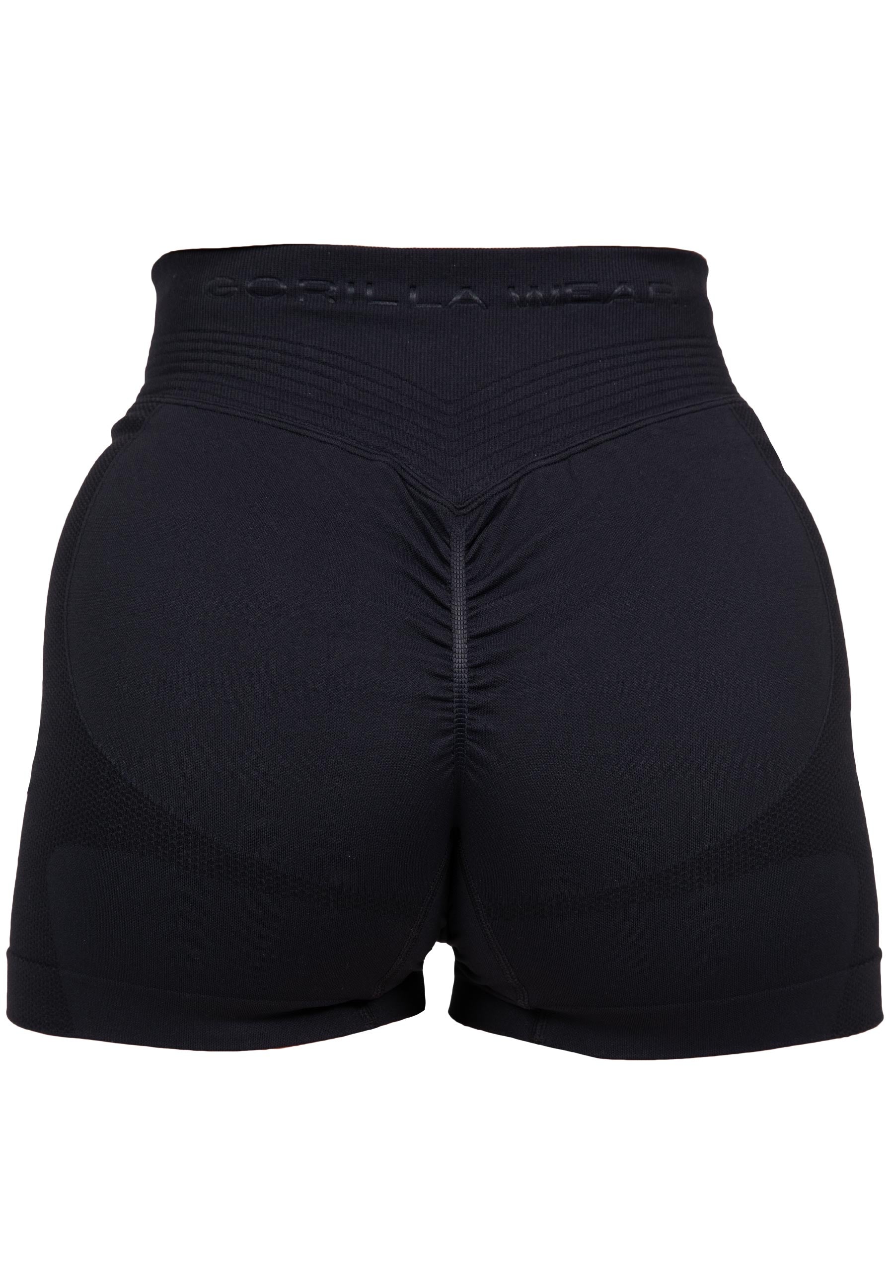 Gorilla Wear Whitney Seamless Shorts - Black